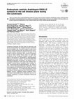 Research paper thumbnail of Endocytosis restricts Arabidopsis KNOLLE syntaxin to the cell division plane during late cytokinesis