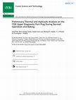 Research paper thumbnail of Preliminary Thermal and Hydraulic Analysis on the ITER Upper Diagnostic Port Plug During Normal Operation and Baking