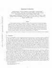 Research paper thumbnail of Quantum conference