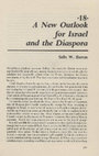 Research paper thumbnail of Salo W. Baron, “A New Outlook for Israel and the Diaspora,” in Étan Levine, ed., Diaspora: Exile and the Jewish Condition (New York: Jason Aronson, 1983), 199-209