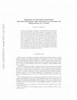 Research paper thumbnail of Behavior of Solutions Nonlinear Reaction-Diffusion PDE's Relation to Dynamics of Propagation of Cancer