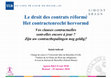 Research paper thumbnail of Le droit des contrats réformé. Het contractenrecht hervormd: Vos clauses contractuelles sont-elles encore à jour ?Zijn uw contractbepalingen nog geldig?