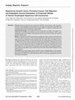 Research paper thumbnail of Hepatocyte Growth Factor Promotes Cancer Cell Migration and Angiogenic Factors Expression: A Prognostic Marker of Human Esophageal Squamous Cell Carcinomas