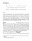 Research paper thumbnail of Global Regulation on microRNA in Hepatitis B Virus-Associated Hepatocellular Carcinoma