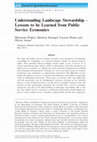 Research paper thumbnail of Understanding Landscape Stewardship – Lessons to be Learned from Public Service Economics