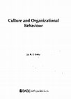 Research paper thumbnail of Culture and Organizational Behaviour