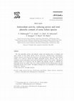 Research paper thumbnail of Antioxidant activity, reducing power and total phenolic content of some lichen species