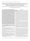 Research paper thumbnail of Optical and SAR Image Dense Registration Using a Robust Deep Optical Flow Framework