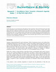 Research paper thumbnail of Surveillance Farm: Towards a Research Agenda on Big Data Agriculture