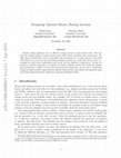 Research paper thumbnail of Designing Optimal Binary Rating Systems