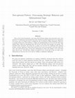 Research paper thumbnail of Test-optional Policies: Overcoming Strategic Behavior and Informational Gaps