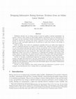 Research paper thumbnail of Designing Informative Rating Systems: Evidence from an Online Labor Market