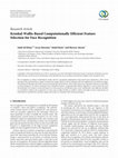 Research paper thumbnail of Kruskal-Wallis-based computationally efficient feature selection for face recognition