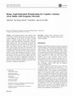 Research paper thumbnail of Range–Angle-Dependent Beamforming for Cognitive Antenna Array Radar with Frequency Diversity