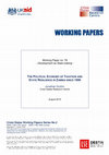 Research paper thumbnail of Working Paper No. 78. The Political Economy of Taxation and State Resilience in Zambia since 1990