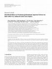 Research paper thumbnail of Beneficial Effects ofOcimum gratissimumAqueous Extract on Rats with CCl4-Induced Acute Liver Injury