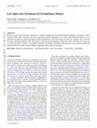 Research paper thumbnail of Low spin-axis variations of circumbinary planets