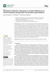 Research paper thumbnail of The Effect of Robotics Education on Gender Differences in STEM Attitudes among Dutch 7th and 8th Grade Students