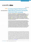 Research paper thumbnail of A meteorological dataset of the West African monsoon during the 2016 DACCIWA campaign