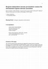 Research paper thumbnail of Response-independent outcome presentations weakens the instrumental response-outcome association