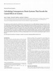 Research paper thumbnail of Calculating consequences: brain systems that encode the causal effects of actions