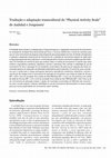 Research paper thumbnail of Tradução e adaptação transcultural do “Physical Activity Scale” de Aadahal e Jorgensen: Translation and cross-cultural adaptation of the "Physical Activity Scale