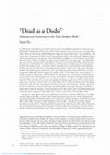 Research paper thumbnail of “‘Dead as a Dodo:’ Anthropocene Extinction in the Early Modern World,” TDR: The Drama Review 67, no 1 (2023): 126–35.