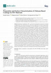 Research paper thumbnail of Preparation and Surface Characterization of Chitosan-Based Coatings for PET Materials