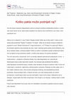 Research paper thumbnail of Koliko pakla može podnijeti raj?