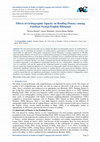 Research paper thumbnail of Effects of Orthographic Opacity on Reading Fluency among Zambian Nyanja-English Bilinguals