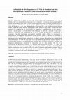 Research paper thumbnail of La Stratégie de Développement de la Ville de Douala et son Aire Métropolitaine : un nouvel outil vecteur de durabilité urbaine