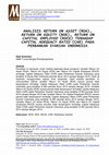 Research paper thumbnail of ANALISIS RETURN ON ASSET (ROA), RETURN ON EQUITY (ROE), RETURN ON CAPITAL EMPLOYED (ROCE) TERHADAP CAPITAL ADEQUACY RATIO (CAR) PADA PERBANKAN SYARIAH INDONESIA