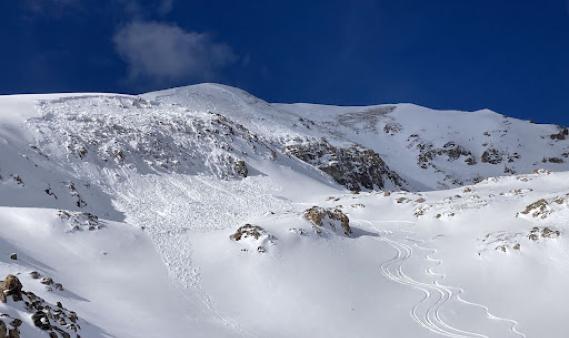 Remotely triggered avalanche in Summit County 