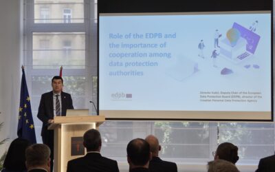Potpredsjednik EDPB-a Zdravko Vukić na obilježavanju 30 godina mađarskog nadzornog tijela