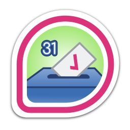 i-voted:-fedora-31 icon