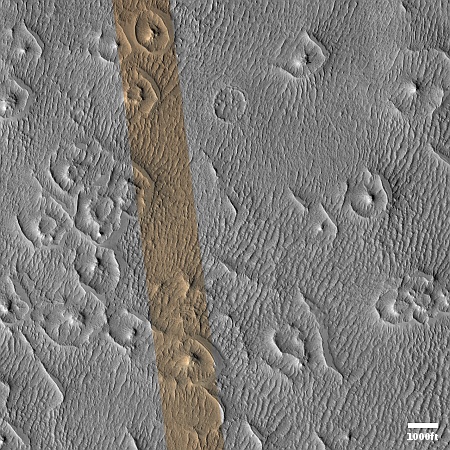 Weird ring mounds on Mars