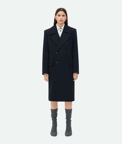 Wool Gabardine Coat