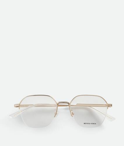 Classic Metal Semi rimless Panthos Eyeglasses