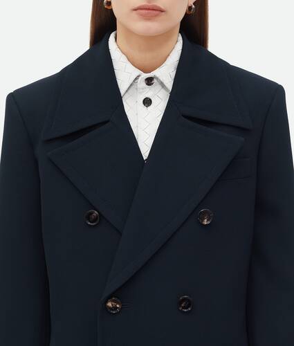 Wool Gabardine Coat