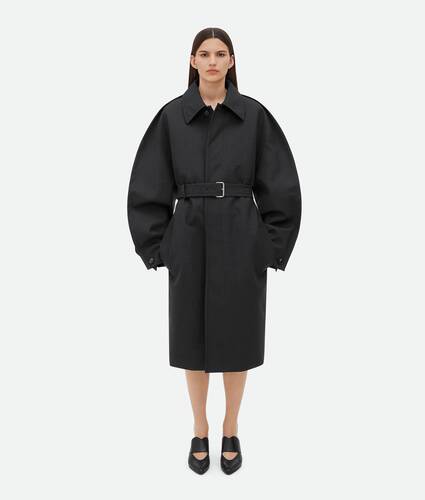 Bonded Wool Cotton Coat