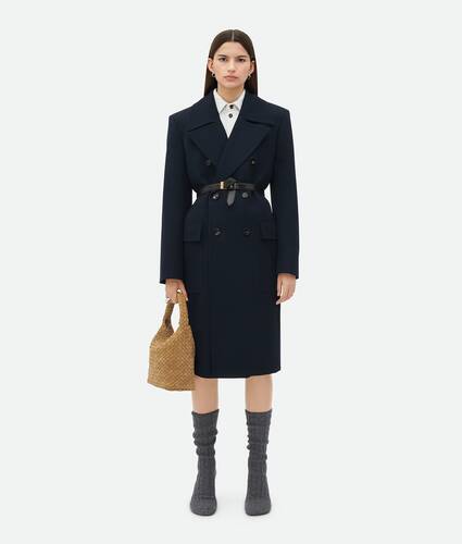 Wool Gabardine Coat