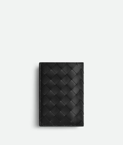 Intrecciato Medium Bi-Fold Wallet With L-Zip