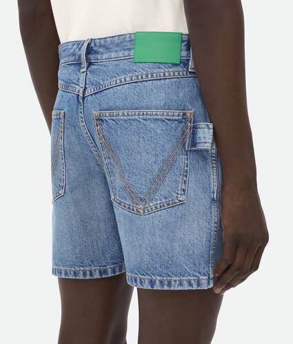 Vintage Indigo Denim Shorts