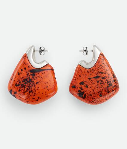 Large Fin Ceramic Earrings