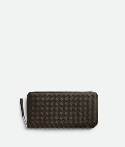 Intrecciato Piccolo Zip Around Wallet