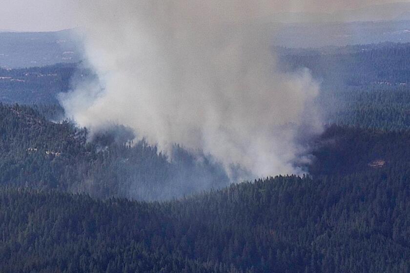 A wildfire, named the Crozier fire, started in the early hours of Wednesday morning, northeast of Placerville, prompting evacuation warmings for communities in El Dorado County.