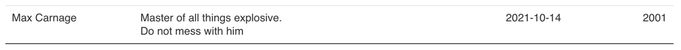 Linebreak example for CSV Table Block.