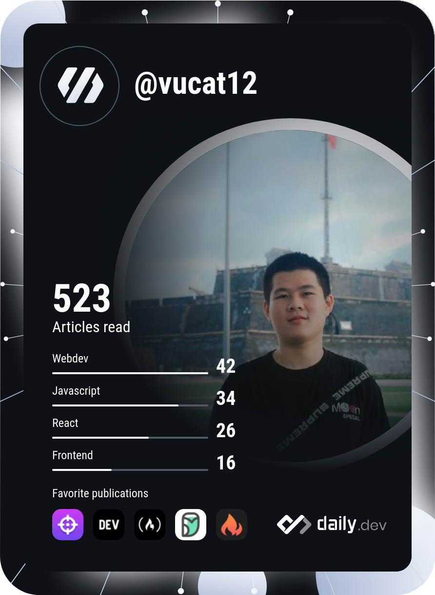 Cat Vu's Dev Card