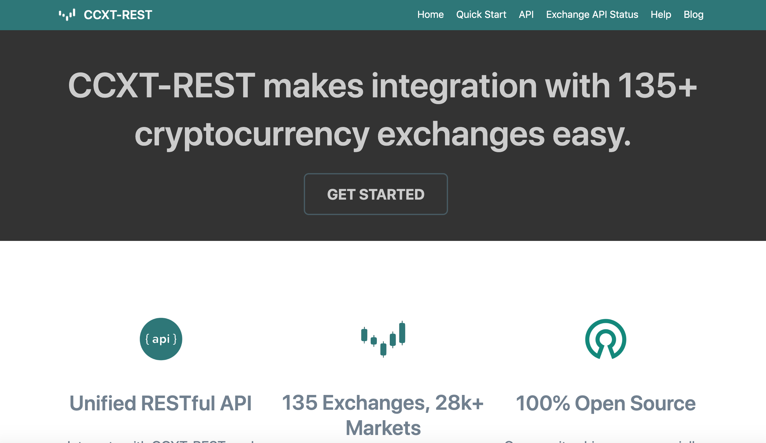 CCXT-REST API Documentation