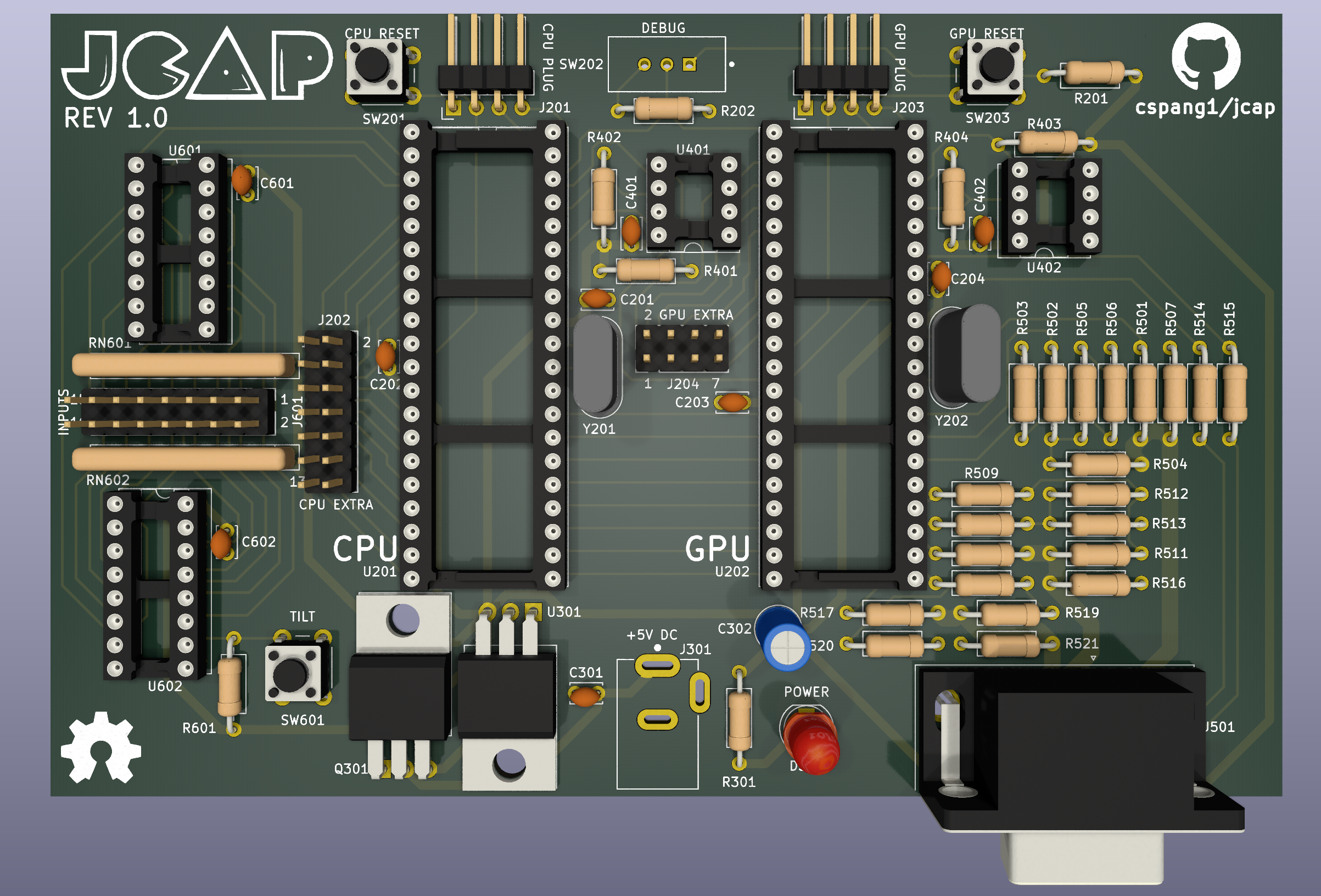 JCAP Dev PCB